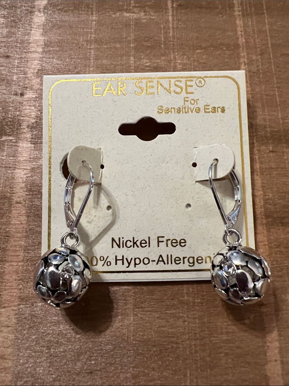 3/$18 Ear Sense Silver Floral Filigree Drop Earrings Lot 759